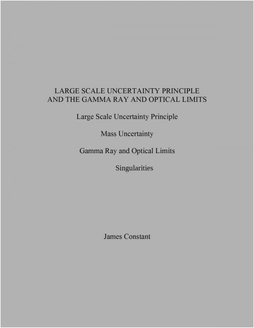 Cover of the book Large Scale Uncertainty Principle and the Gamma Ray and Optical Limits by James Constant, James Constant