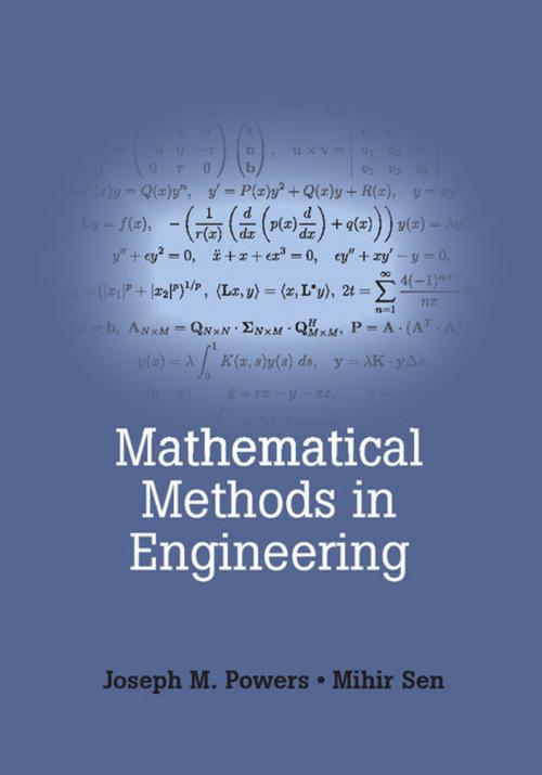 Cover of the book Mathematical Methods in Engineering by Joseph M. Powers, Mihir Sen, Cambridge University Press