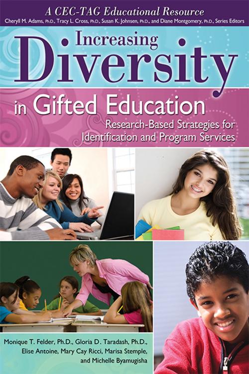 Cover of the book Increasing Diversity in Gifted Education by Monique Felder, Gloria Taradash, Elise Antoine, Mary Cay Ricci, Marisa Stemple, Michelle Byamugisha, Sourcebooks