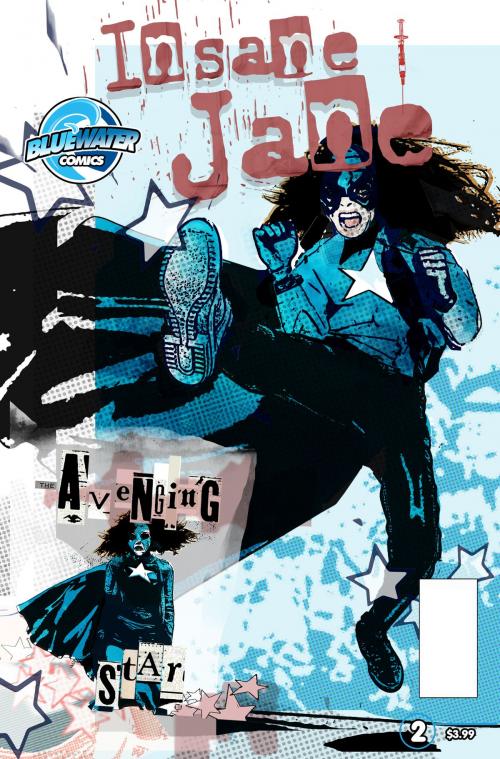 Cover of the book Insane Jane: Avenging Star #2 by Zach Hunchar, GMB Chomichuk, TidalWave Productions