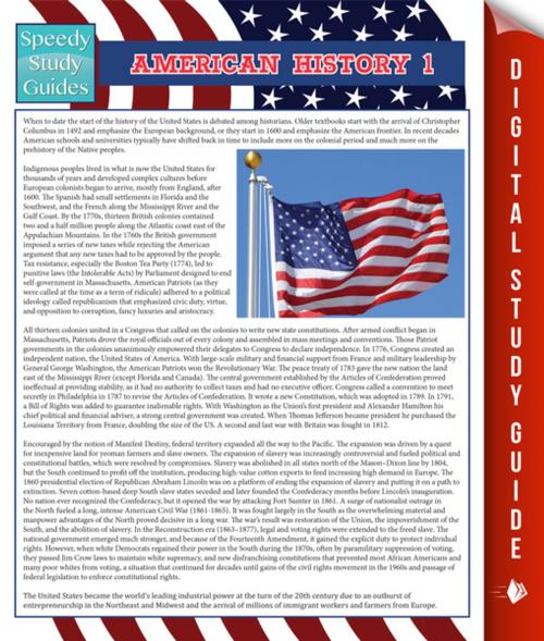 Cover of the book American History 1 (Speedy Study Guides) by Speedy Publishing, Speedy Publishing LLC