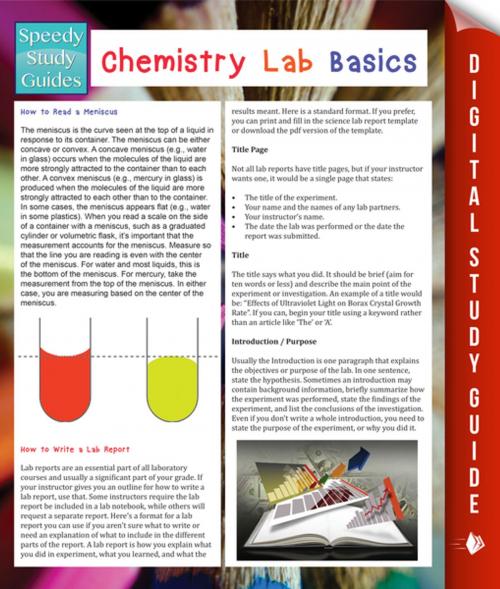 Cover of the book Chemistry Lab Basics (Speedy Study Guides) by Speedy Publishing, Speedy Publishing LLC
