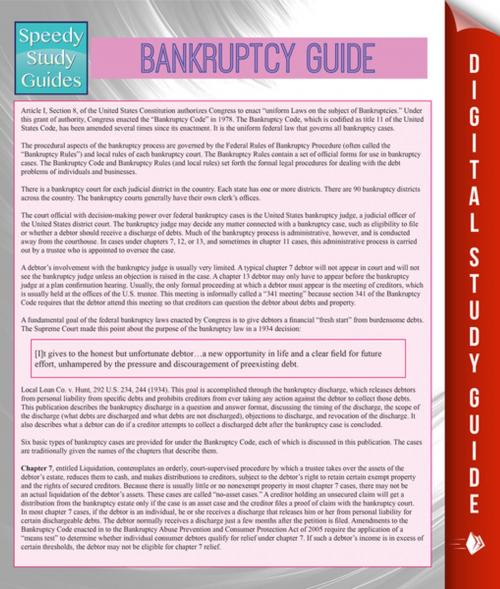 Cover of the book Bankruptcy Guide (Speedy Study Guides) by Speedy Publishing, Speedy Publishing LLC