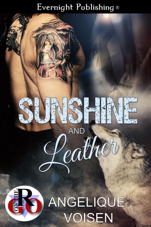 Cover of the book Sunshine and Leather by Angelique Voisen, Evernight Publishing