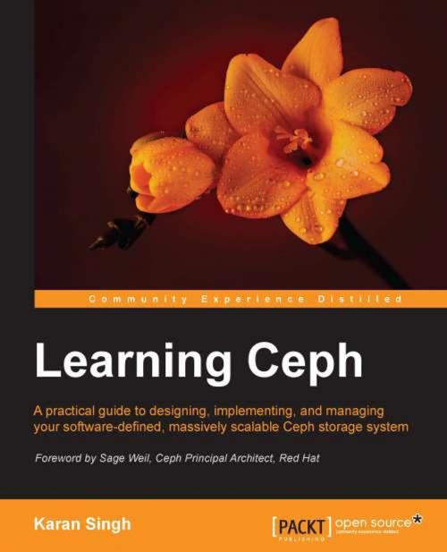 Cover of the book Learning Ceph by Karan Singh, Packt Publishing
