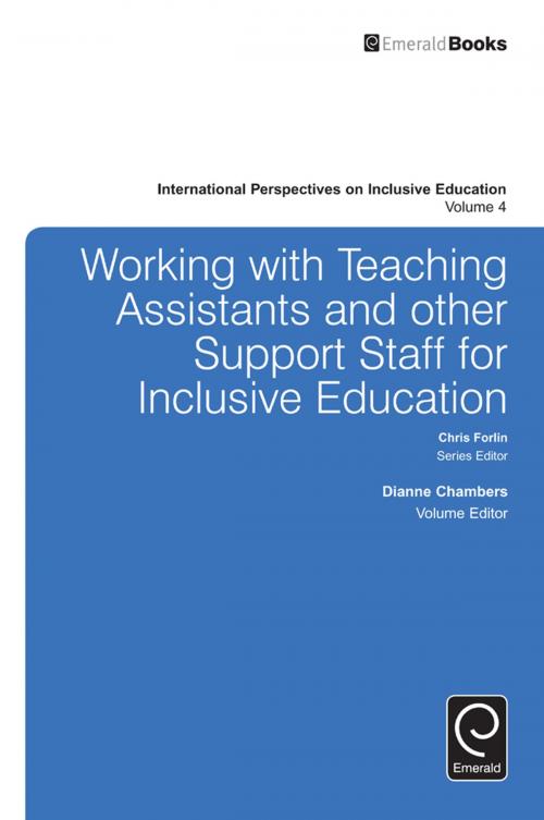 Cover of the book Working with Teachers and Other Support Staff for Inclusive Education by , Emerald Group Publishing Limited