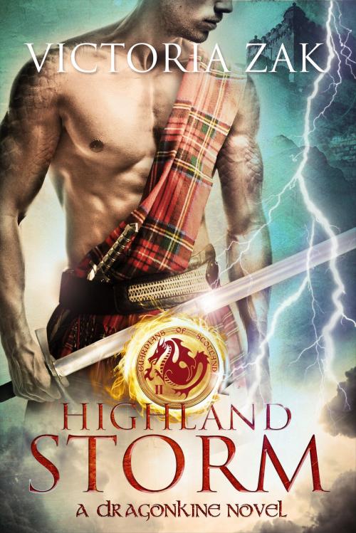 Cover of the book Highland Storm by Victoria Zak, Victoria Zak Romance