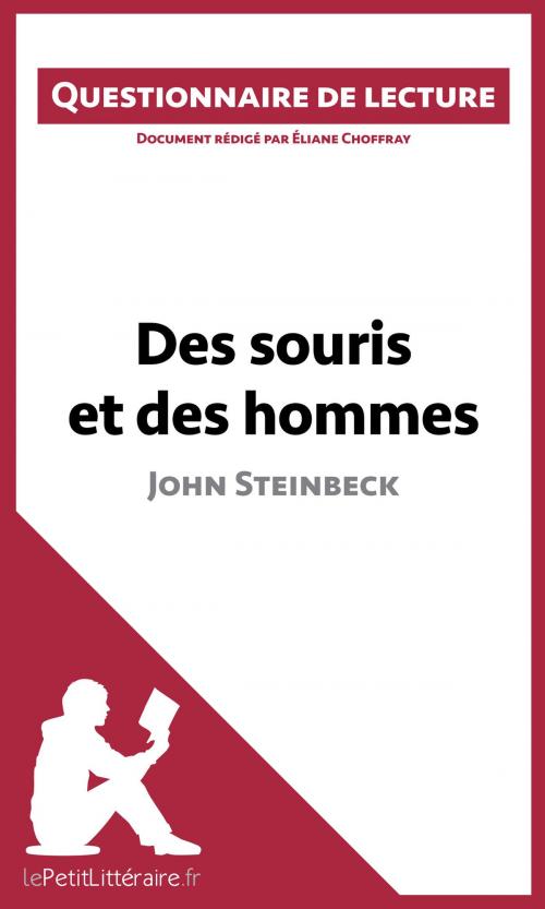 Cover of the book Des souris et des hommes de John Steinbeck by Éliane Choffray, lePetitLittéraire.fr, lePetitLitteraire.fr