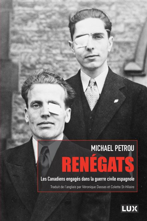 Cover of the book Renégats by Michael Petrou, Lux Éditeur