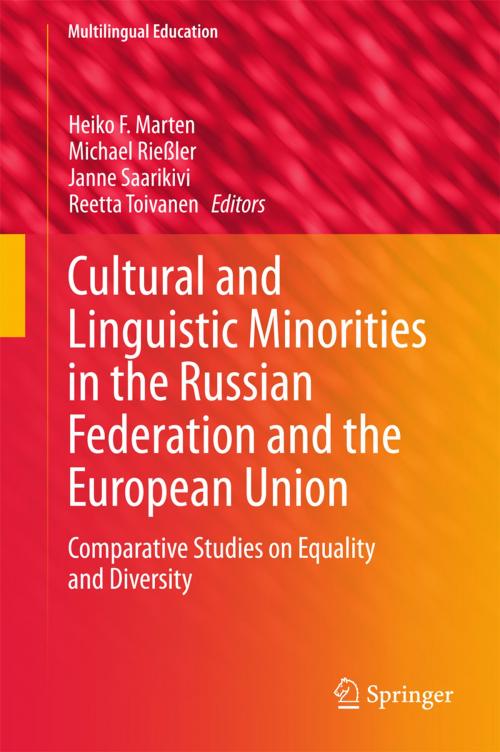 Cover of the book Cultural and Linguistic Minorities in the Russian Federation and the European Union by , Springer International Publishing