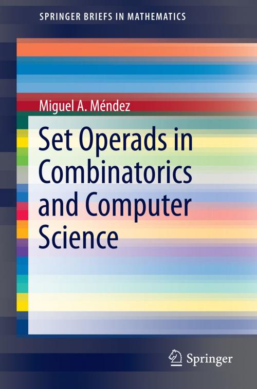 Cover of the book Set Operads in Combinatorics and Computer Science by Miguel A. Méndez, Springer International Publishing