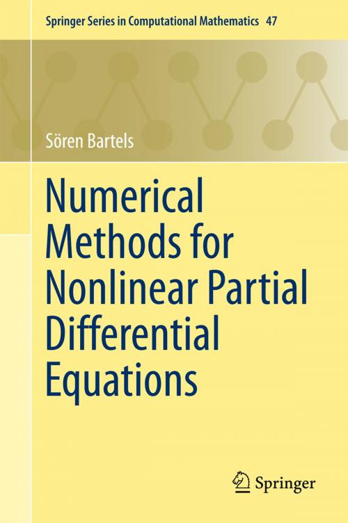 Cover of the book Numerical Methods for Nonlinear Partial Differential Equations by Sören Bartels, Springer International Publishing
