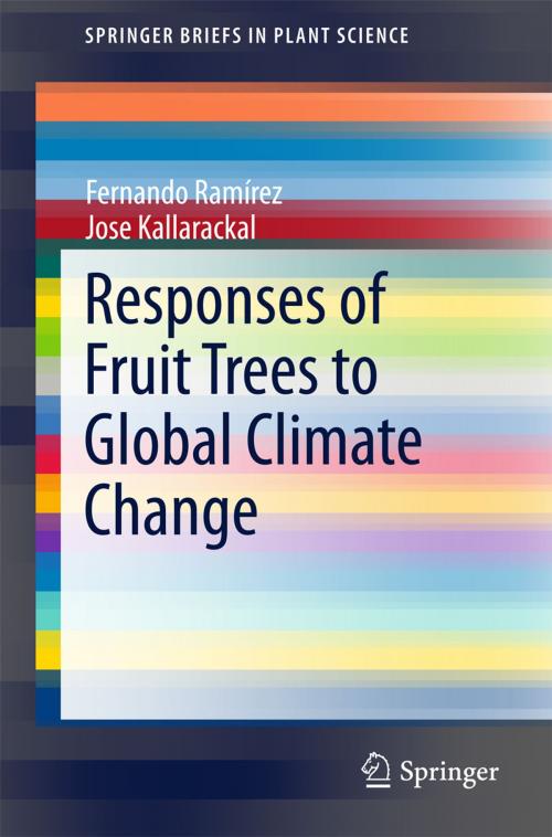 Cover of the book Responses of Fruit Trees to Global Climate Change by Fernando Ramirez, Jose Kallarackal, Springer International Publishing