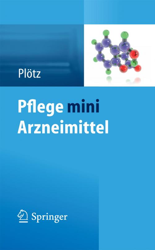 Cover of the book Pflege mini Arzneimittel by Hermann Plötz, Springer Berlin Heidelberg