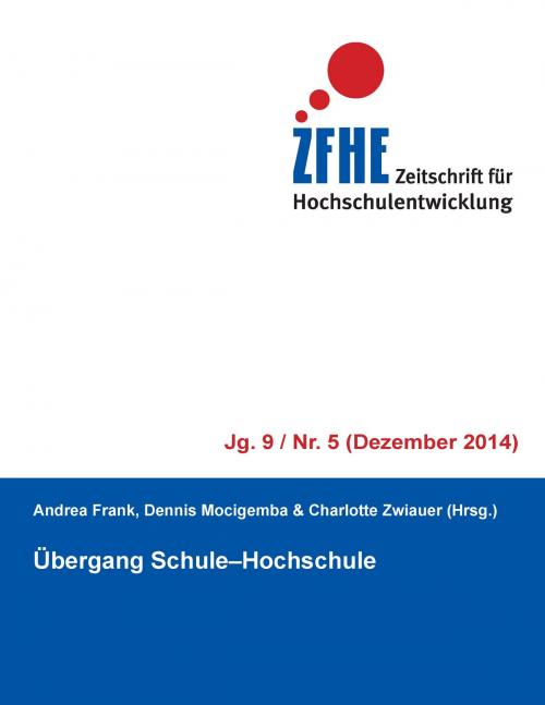 Cover of the book Übergang Schule-Hochschule by , Books on Demand