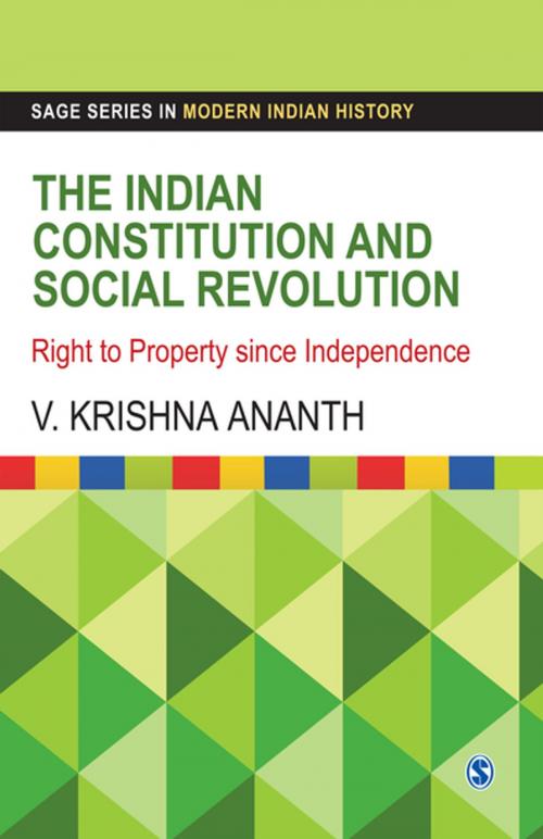 Cover of the book The Indian Constitution and Social Revolution by V Krishna Ananth, SAGE Publications