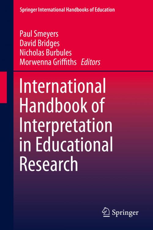 Cover of the book International Handbook of Interpretation in Educational Research by , Springer Netherlands