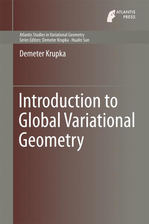 Cover of the book Introduction to Global Variational Geometry by Demeter Krupka, Atlantis Press