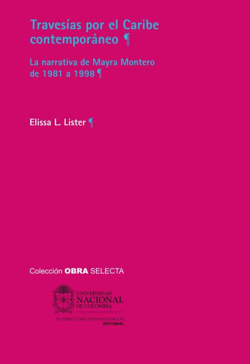 Cover of the book Travesías por el Caribe contemporáneo by Elissa Lister, Universidad Nacional de Colombia