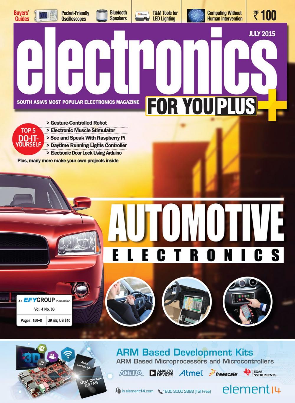 Big bigCover of Electronics For You, July 2015