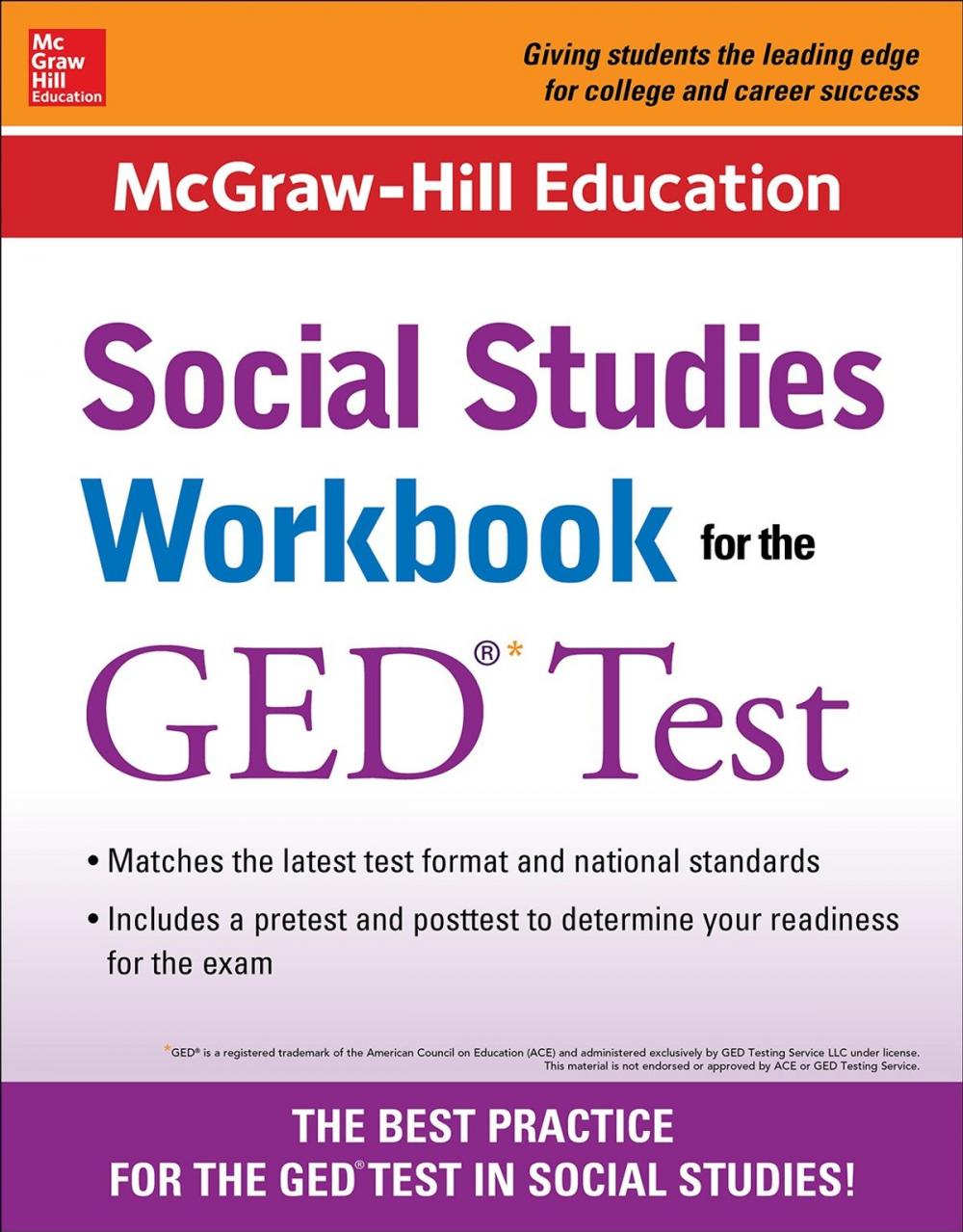 Big bigCover of McGraw-Hill Education Social Studies Workbook for the GED Test
