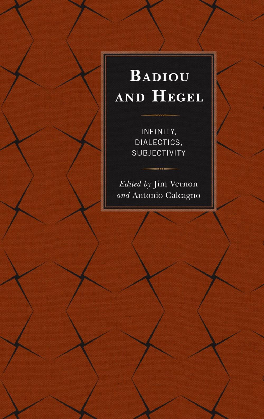 Big bigCover of Badiou and Hegel