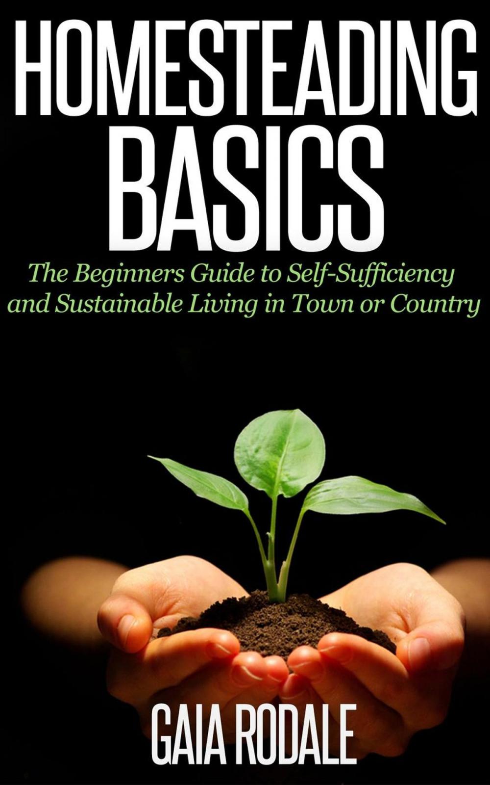 Big bigCover of Homesteading Basics: The Beginners Guide to Self-Sufficiency and Sustainable Living in Town or Country