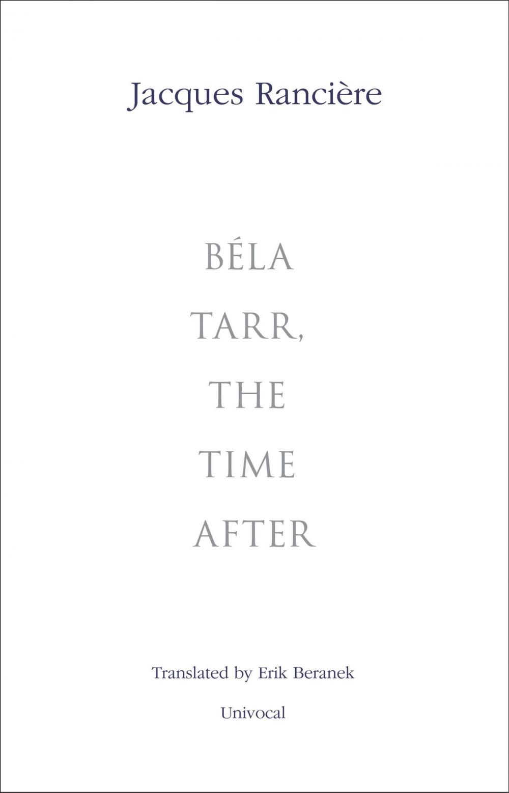 Big bigCover of Béla Tarr, the Time After