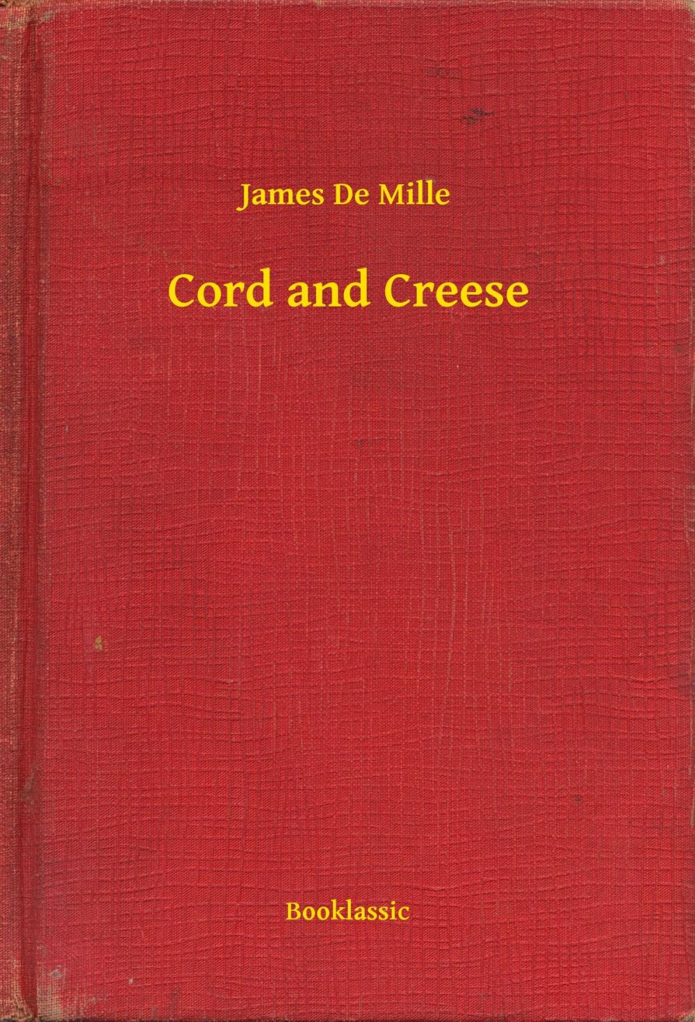 Big bigCover of Cord and Creese