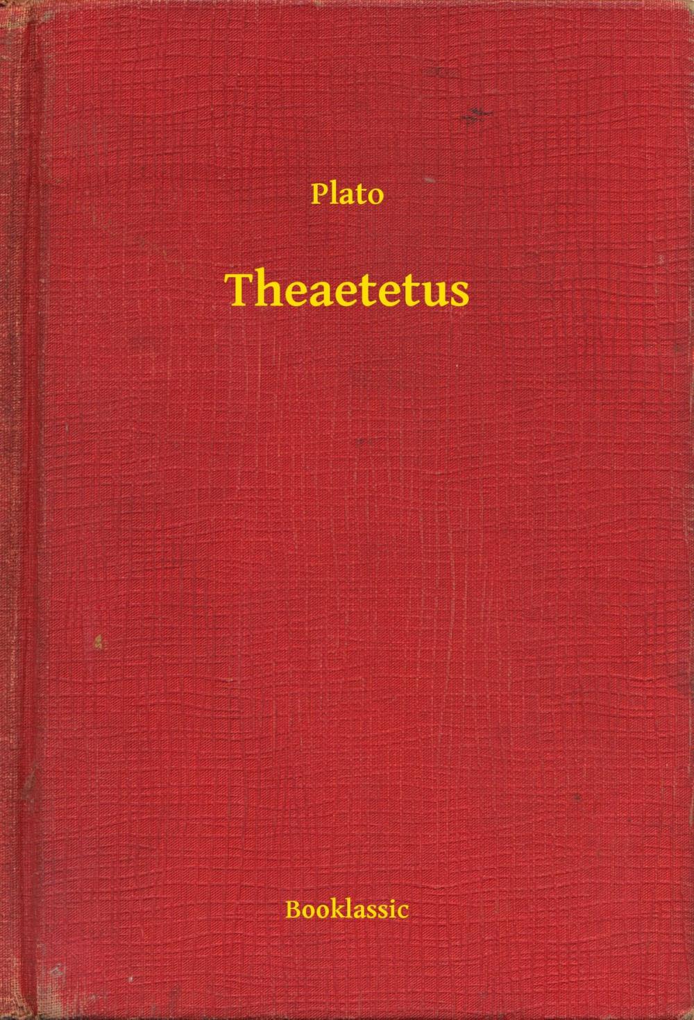 Big bigCover of Theaetetus