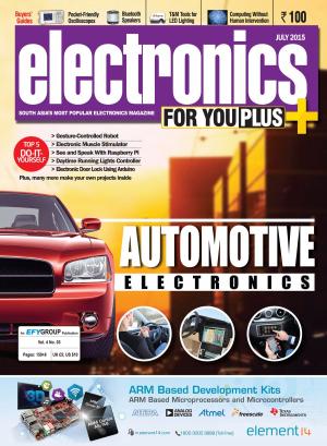 Book cover of Electronics For You, July 2015