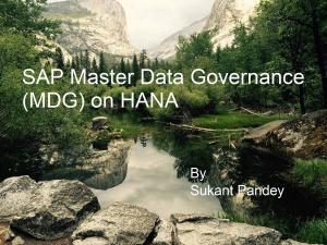 Cover of the book SAP Master Data Governance (MDG) on HANA by Louis Bevoc