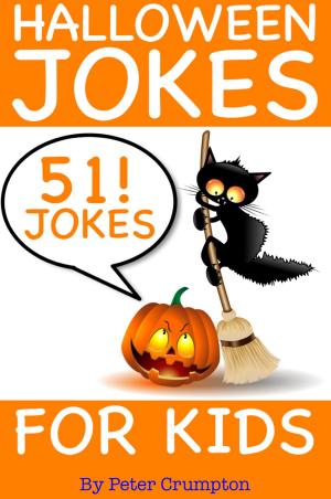 Book cover of 51 Halloween Jokes For Kids