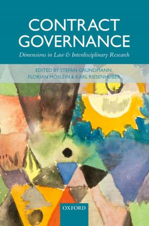 Cover of the book Contract Governance by Mike Rapport