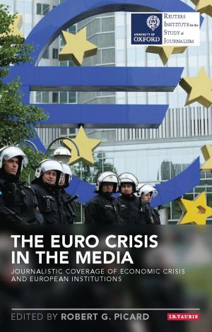 Cover of the book The Euro Crisis in the Media by Visiting Assistant Professor Jeremiah W. Cataldo