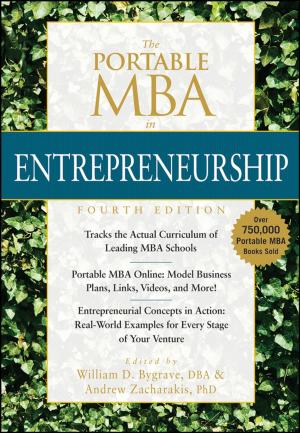 Cover of the book The Portable MBA in Entrepreneurship by Jawed Fareed, Robert T. Rosen, Nicholas N. Kipshidze, George D. Dangas, Patrick W. Serruys