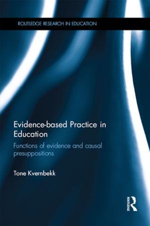 Cover of the book Evidence-based Practice in Education by Barry Richards