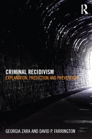 Book cover of Criminal Recidivism