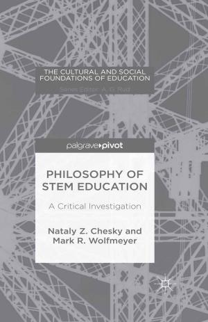 Cover of the book Philosophy of STEM Education by C. Celli