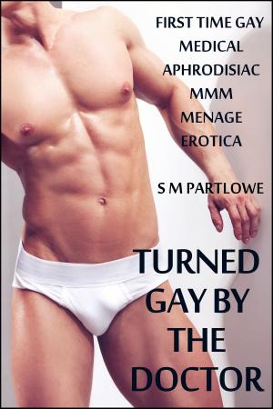 Book cover of Turned Gay by the Doctor (First Time Gay Medical Aphrodisiac Menage MMM Erotica)