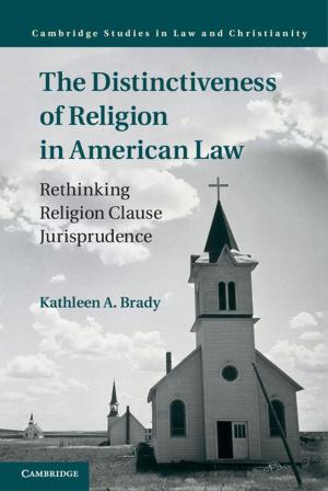 Cover of the book The Distinctiveness of Religion in American Law by Victoria M. Johnson