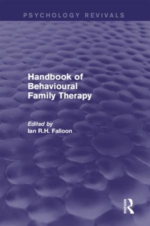Cover of Handbook of Behavioural Family Therapy
