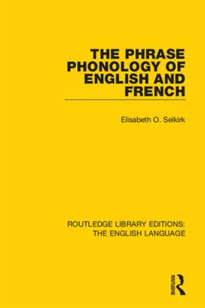 Cover of the book The Phrase Phonology of English and French by Hocine Bougdah, Stephen Sharples