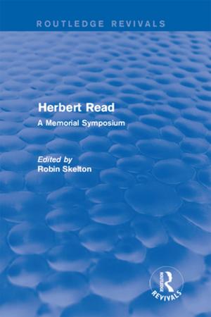 Cover of the book Herbert Read by David A. Crighton, Graham J. Towl