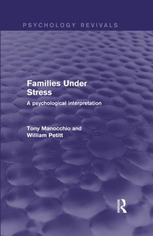 Cover of the book Families Under Stress by Andreas Tuerk