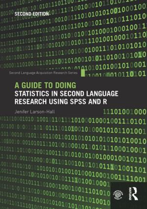 Cover of the book A Guide to Doing Statistics in Second Language Research Using SPSS and R by Niki Watts