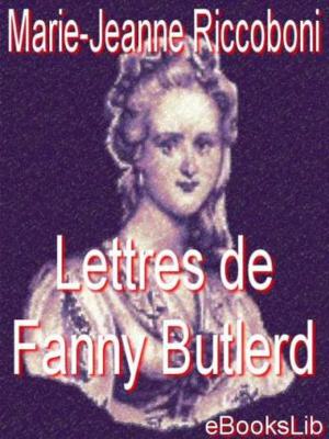 Book cover of Lettres de Fanny Butlerd