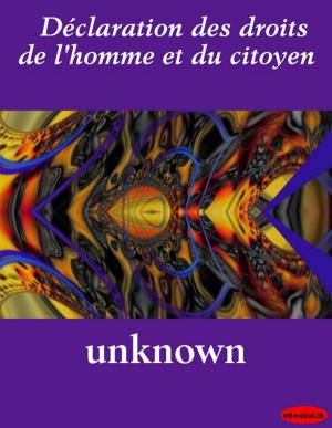Cover of the book Déclaration des droits de l'homme et du citoyen by J.L. Motley