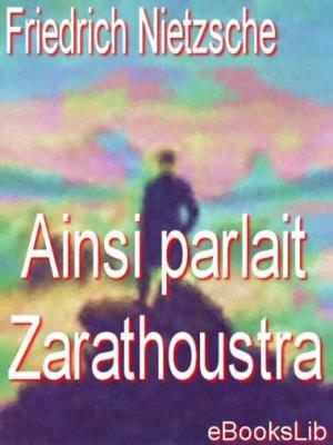 Cover of the book Ainsi parlait Zarathoustra by Cesare Beccaria
