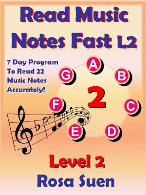 Book cover of Read Music Notes Fast Level 2 - 7 Day Program to Read 22 Music Notes Accurately